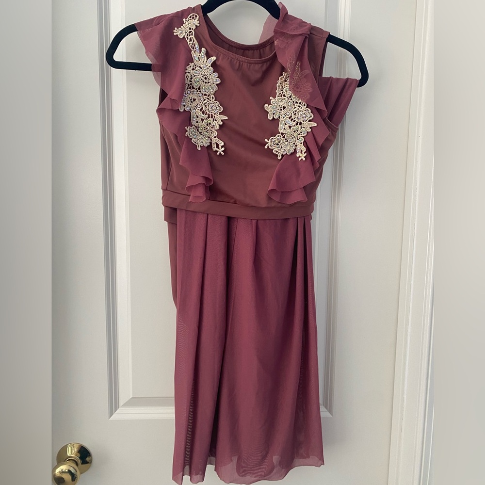 Two piece dance costume